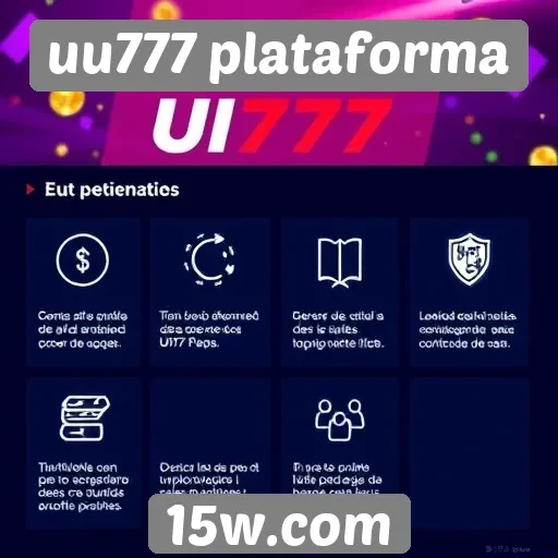 Análise das funcionalidades da plataforma uu777